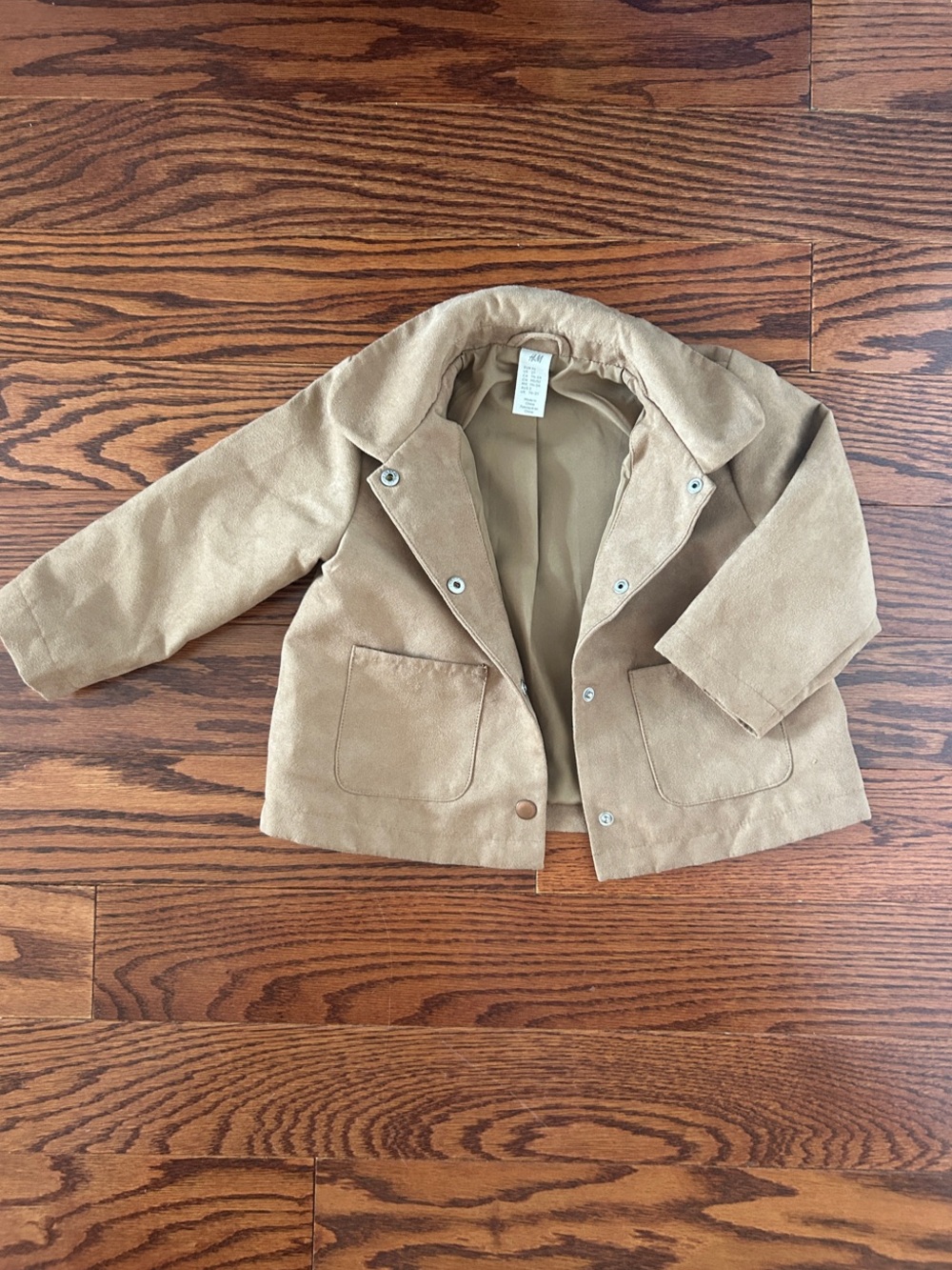 H&M Toddler Tan Faux Suede Jacket
